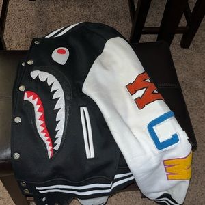 Men’s bape varsity jacket